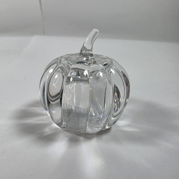 Shannon Hand Crafted Crystal Pumpkin Hollow Paper Weight Designs of Ireland - Picture 2 of 6